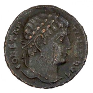 Constantinus I.  (307-337). AE 3, brána, minc. Thessalonica. RIC-153