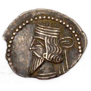Partská říše.  Mithradates IV. (129-140). Drachma, mincovna Ekbatana (3,46 g)