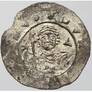 Vladislav I. (1109-1117, 1120-25). Denár nebo obol ? (15 mm, 0,42 g). Cach-539