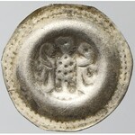 Václav II. (1278-1305). Český brakterát s orlicí 19 mm (0,41 g). Cach-nezná