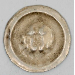 Václav II. (1278-1305). Český brakterát s orlicí 19 mm (0,31 g). Cach-nezná