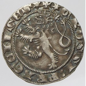 Václav II. (1278-1305). Pražský groš (3,76 g). Sm.-2