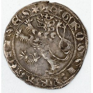 Václav II. (1278-1305). Pražský groš (3,48 g). Sm.-2. dr. vady stř.