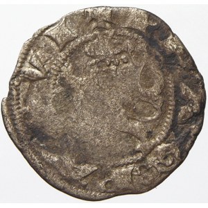 Václav II. (1278-1305). Parvus. Sm.-2. dr. kor.