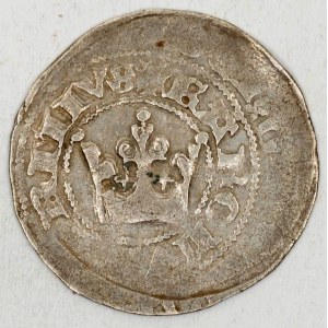 Karel IV. (1346-78). Pražský groš. Pinta-V.c (z let 1370-78, jemnější kresba lva). nedor.