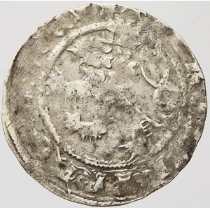 Václav IV. (1378-1419). Pražský groš z počátku vlády, široký střížek 29,5 mm (2,96 g)