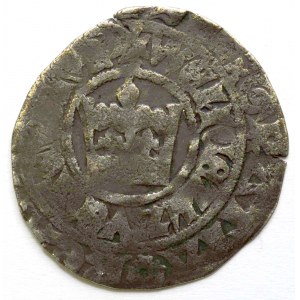 Václav IV. (1378-1419). Pražský groš, blíže neurčeno. krásný lev, okr.