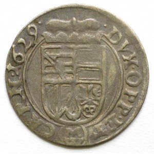 Opava.  Karel z Liechtensteinu (1627-84). 1 krejcar 1629 MW Opava - Vilke