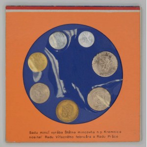 Sada oběhových mincí ČSSR 1987