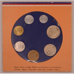 Sada oběhových mincí ČSSR 1990, papírový obal