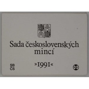 Sada oběhových mincí ČSFR 1991, žeton