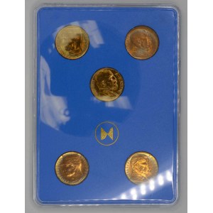 Sada oběhových mincí ČSFR 1993 (5 x 10 Kčs)