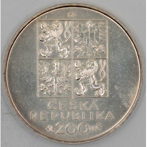 200 Kč 1999 O. Sekora, etue
