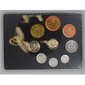 Sada oběhových mincí 1993 (Hamburg, Winnipeg, Jablonec), orig. obal