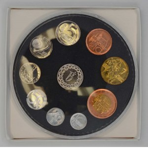 Sada oběhových mincí 1994 (Hamburg, Jablonec + žeton), orig. obal