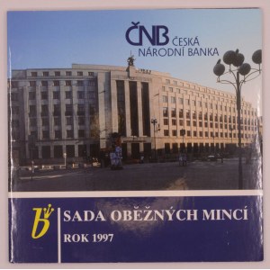 Sada oběhových mincí 1997 ČNB, orig. obal