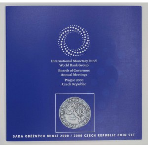 Sada oběhových mincí 2000 MMF, orig. obal