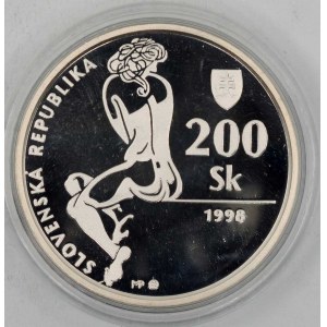 200 Sk 1998 Ján Smrek, plexi pouzdro a etue, certifikát