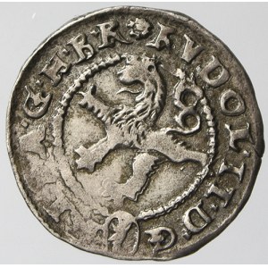Malý groš 1593 K. Hora - Herold, značka A
