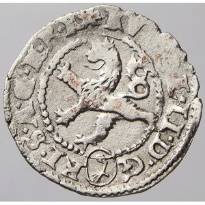Malý groš 1594 K. Hora - Herold, značka B