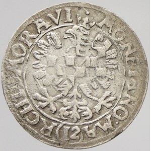 12 krejcar 1620 Olomouc - Cantor. MKČ-620 var.  kor.