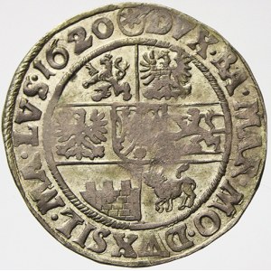 24 krejcar 1620 K. Hora - Hölzl. MKČ-669 (var. líce)