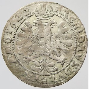 75 krejcar kipr. 1622 Brno - neznámý minc. MKČ-851 var.  vada mat.
