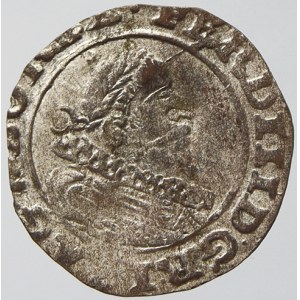 3 krejcar 1622 kipr. Olomouc, minc. neznámý. MKČ-906.  okrojený