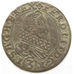 3 krejcar 1628 Olomouc - Fritsch. MKČ-927.  patina