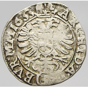3 krejcar 1633 K. Hora - Prunz.  nedor.