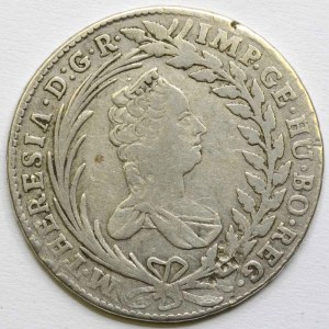 20 krejcar 1765 Vídeň (v opise D:G·).  n. hr.