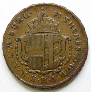 Cu 1 krejcar 1772 G (Günzburg)