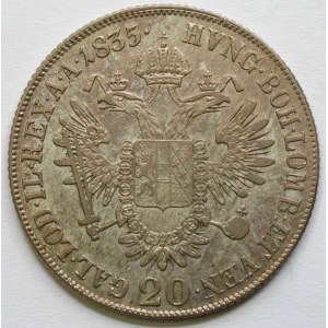 20 krejcar 1835 C (FERDINANDVS)