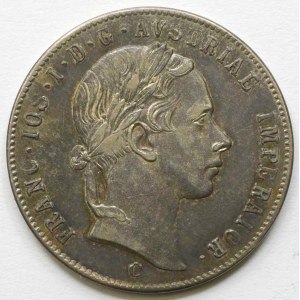 20 krejcar 1854 C.  patina