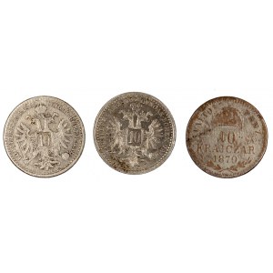 10 krejcar 1869, 1870, 1870 GYF