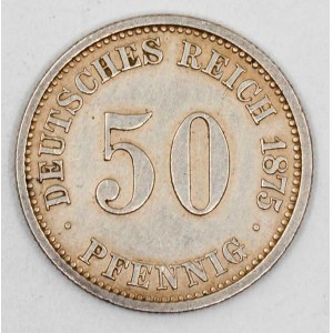 50 pf. 1875 F