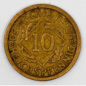 10 pf. 1928 G