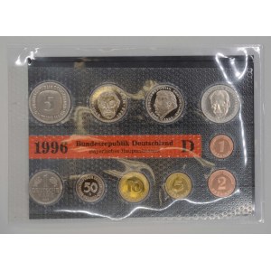 Sada oběžných mincí 1996 D