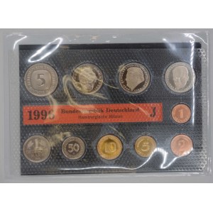 Sada oběžných mincí 1996 J