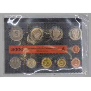 Sada oběžných mincí 2000 A