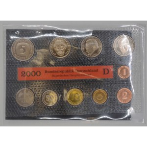 Sada oběžných mincí 2000 D