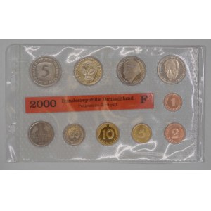 Sada oběžných mincí 2000 F