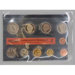 Sada oběžných mincí 2000 J