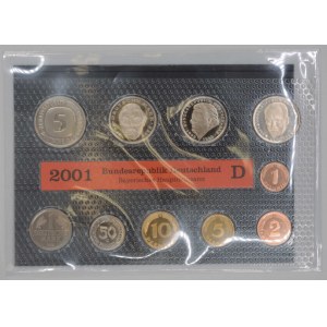 Sada oběžných mincí 2001 D