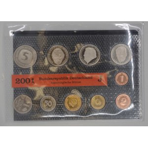 Sada oběžných mincí 2001 J