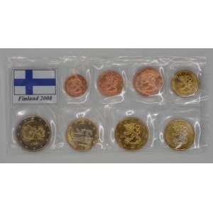 Sada oběžných mincí Finska 2008