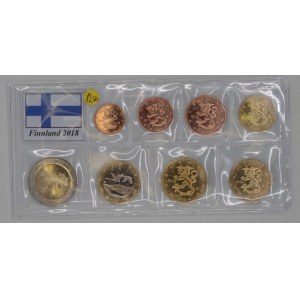 Sada oběžných mincí Finska 2018