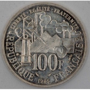 Francie, rep.  100 frank 1985 Emil Zola. KM-957