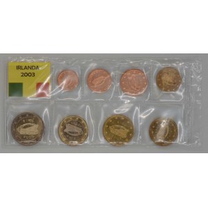 Irsko, rep.  Sada oběžných mincí Irska 2003
