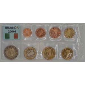 Sada oběžných mincí Irska 2004